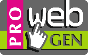 Prowebgen, Web builder avec nom de domaine, compatible mobile avec nombre de pages et catégories de produits illimités (Essai gratuit) - Logo